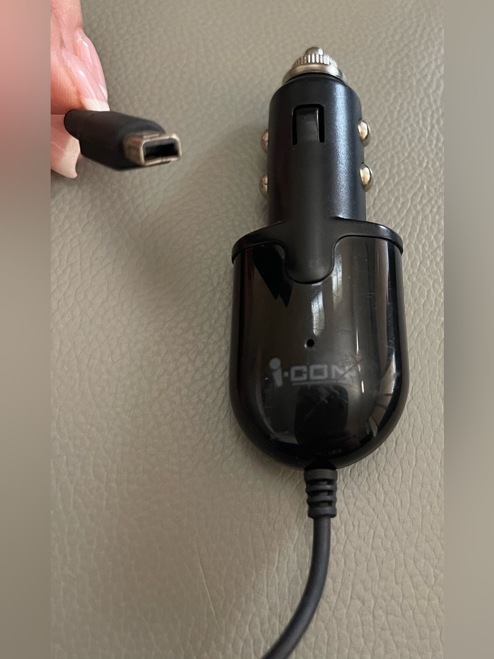 i-CON Black Nintendo DSi Car Charger, 5 ft long